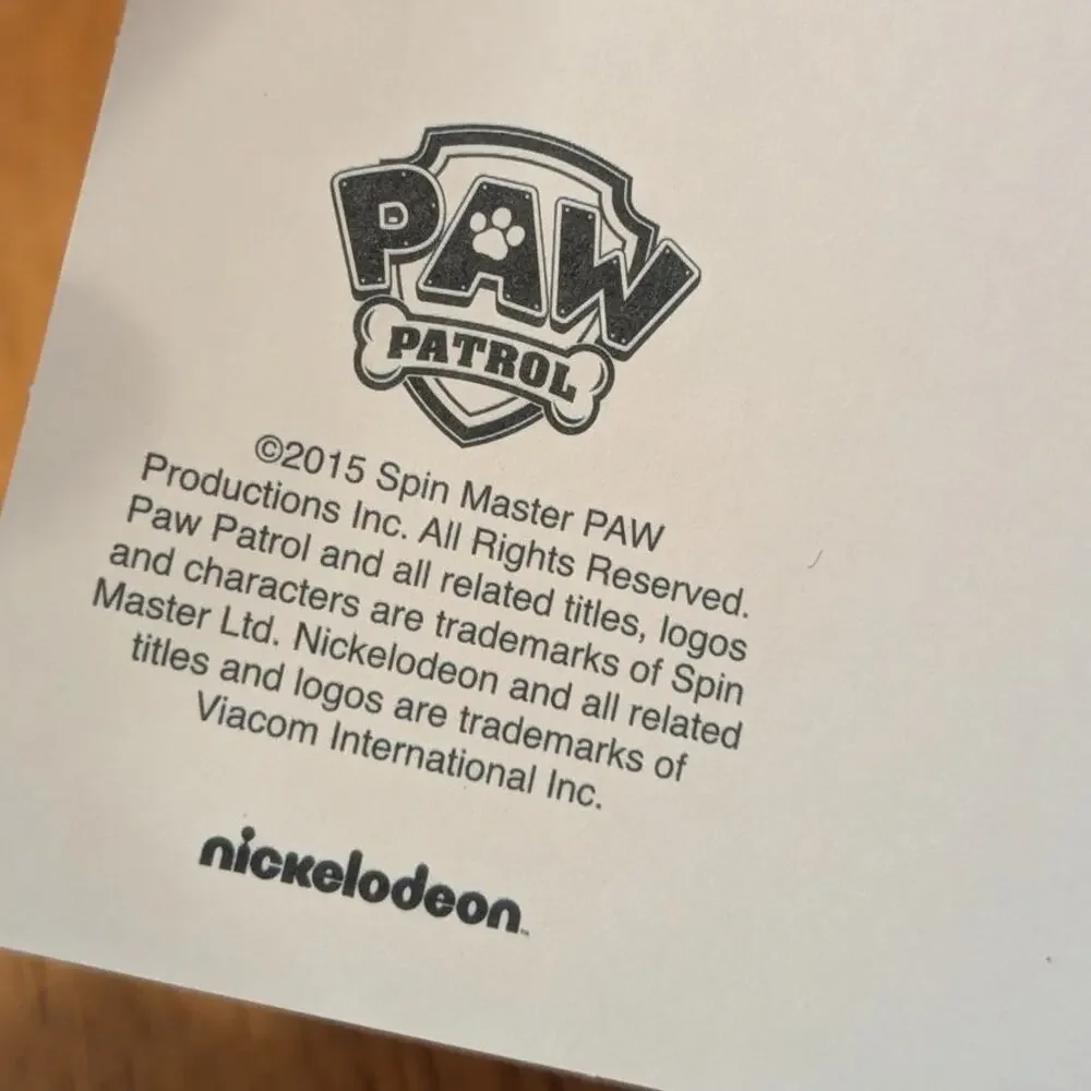 2015 Paw Patrol Boys Birthday Card with Pop Up